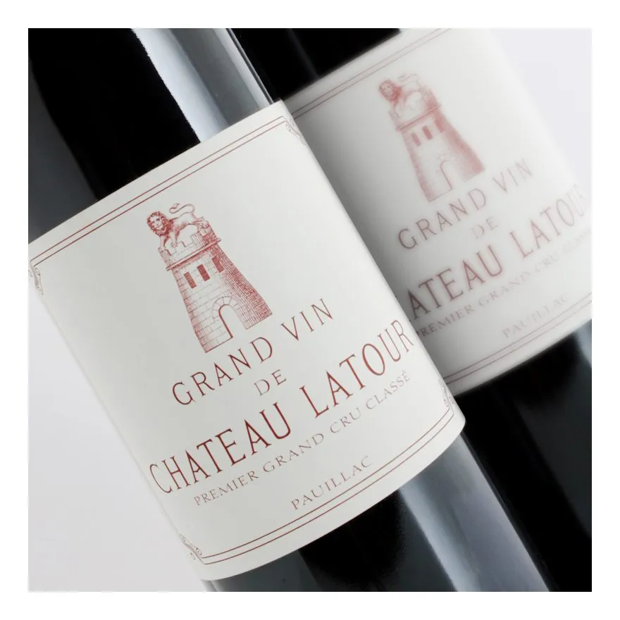 Étiquette De Vin CHATEAU LATOUR 1992 – Pauillac 1er GCC, 75 Cl